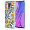 JIEZUIMEI Cover per Xiaomi Redmi Note 8 Pro Custodia Simpatico Cartoon Design Moda Ultra Sottile Custodia Protettiva Trasparente Silicone Protettiva TPU Bumper Morbido Shell Case A91