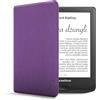 Forefront Cases Cover per PocketBook Touch Lux 5, Touch Lux 4, Touch HD 3, Color 2020 - Leggera Custodia, Design Conchiglia - Viola - Sottile e Leggero, Auto Svegliati Sonno, Protettiva Custodia