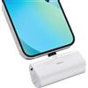 iWALK Caricatore Portatile 4500mAh, Ultra Compatta Caricabatterie Batteria Petit Batteria Esterna Compatibile con iPhone 14/14 Plus/14 Pro/14 Pro Max/13/12/11/SE/XR/8/7/6s, Bianca