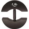 HAIBEIR Barella per cappelli, in legno, fibbia regolabile, resistente, facile da usare, taglia S da 17 cm a 22,5 cm, marrone, Marrone, 54