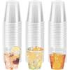 Kleemeiero 150 Pezzi Bicchieri Plastica Trasparenti 50ml Bicchieri Trasparenti Plastica Bicchiere Plastica Caffè Bicchieri Caffè Plastica Trasparente Bicchierini Plastica per Acqua, Bevande, Vino