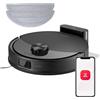 roborock Q10 S5 Set Robot Aspirapolvere, 10.000Pa, Panno Sollevabile, Pulizia VibraRise 2.0(3000 volte/min), Anti-groviglio, Evitamento degli Ostacoli, Strategie dei Tappeti, Controllo APP, Nero