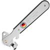 Westmark Apriscatole a Leva Columbus - Apriscatole stretto con apribottiglie Ottimo per aprire lattine e bottiglie - Argento, 1025227N