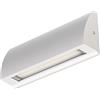 ledscom.de Lampada da parete LED/luce per scale SEGIN per esterni, IP54, piatto, downlight opaco, angolare, 6,2 W, 566lm, bianco caldo