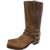 Sendra 12209 Stivali da cowboy, unisex, colore marrone, con grasso in pelle e borsa Sendra, Marrone (marrone), 42 EU