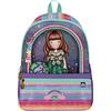 Gorjuss Santoro - Zaino per il rientro a scuola, zaino per ragazze e bambini, Sii gentile con il nostro pianeta, 43x32x19 Centimeters