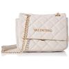 Valentino by Mario Valentino Ocarina, Satchel Donna, Avorio (Ecru), 8x13.5x18.5 Centimeters (B x H x T)