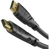 KabelDirekt - 2 m Cavo HDMI 4K (High Speed HDMI con Ethernet, 4K Ultra HD, 3D, Full HD 1080p, HDR, ARC, PS5, XBO, HDTV) nero