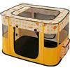 Fabater Sala Parto per Gattini, Box per Cani Pieghevole Cuccia per Gatti Lucernario Rimovibile Finestra in Tessuto Traspirante per la Casa (M/70 * 55 * 45#11)