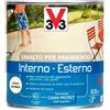 V33 Smalto per Pavimenti Interno o Esterno Avorio 0.5 L