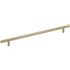 Amerock BP19014BBZ Bar Cabinet Pull, Golden Champagne, 12-5/8 pollici (320mm) Centro-centro