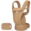 Ergobaby Omni Deluxe Marsupio Tutto in Uno per Neonati fino a 20 kg, Sistem da Viaggio Ergonomico a 4 Posizioni in Maglia, Camel
