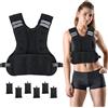 Vailge Gilet pesi regolabile, da 5 kg a 9 kg, per uomini e donne, regolabile, per allenamento con la forza, jogging, crossfit, finess, costruzione muscolare, calistenica