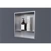 BERNSTEIN Nicchia da parete in acciaio inox con ripiano portaoggetti NT303010X - 30 x 30 x 10 cm (L x A x P) - colore selezionabile, Colore:Acciaio satinato