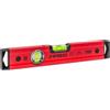 PRO600 Livella a Bolla con magneti 30cm - Profilo Ergonomico e Sistema ERS+ (Easy Reading System) Livella magnetica e precisa - Tappi di chiusura antiurto - Colore Rosso