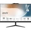 MSI Modern AM242 12M-001EU PC All-in-One 23.8" i5 12a gen 8GB 512GB SSD Nero