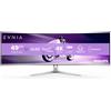 Philips Evnia 8000 49M2C8900L/00 Monitor PC 124,2 cm (48.9") 5120 x 1440 Pixel Dual QHD QDOLED Bianco