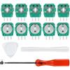 SELURK 10 Pezzi Potenziometro Joystick 2.3kΩ per PS5 DualSense e PS4 DualShock 4 - Ricambio Sensore Analogico per Controller, Riparazione Drift Joystick con Kit di Apertura Incluso