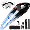 AOKBON Aspirabriciole Senza Fili Potente 3 in 1 8500PA Aspirapolvere Auto Portatile con 2 Filtri 120W 12V Aspirapolvere Portatile Senza Fili con Ricarica Rapida per Auto Casa