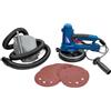 Dedra Levigatrice a secco a mano con luce LED DEDRA, 750 W, 1500-2700 giri/min, 180 mm, per la lavorazione del gesso, con aspirazione della polvere, peso 3,1 kg, cavo lungo 4 m