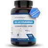 Nutriessence Glucosamina + Condroitina + MSM con Vitamina C, Acido Ialuronico, Collagene e Zinco|Dosaggio Extra Forte|120 Compresse Maxi Scorta|Supporto Articolazioni,Cartilagini e Ossa|Senza Glutine e Lattosio