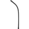 PATIKIL 18 Microfono Collo D'oca 1pz 5/8-27 Filetto Metallo Universale Tubo Flessibile Braccio Collo Cigno Tubo Prolunga per Multifunzione Fai da Te Nero