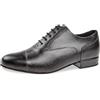 Diamant TANZSCHUHMANUFAKTUR Scarpe da Ballo Diamant da Uomo 088-076-042 - Pelle Nera - Collo Alto - 2 cm Standard - Suola Scamosciata - Taglia: UK 10,5