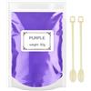 Generico Polvere di Mica 50g - Colorante resina epossidica metallizzata pigmento resina epossidica per per Sapone, Slime, Resina Epossidica, Candele, Bomba da Bagno (viola)