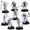 Forged Terrain Tribale Goblin Tribe Unit Figura in miniatura per giochi in miniatura di Dungeons and Dragons da 32 mm, giochi da tavolo Kobold Bundle Pack Fantasy TTRPG Giochi di ruolo