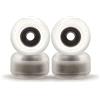 SPITBOARDS Fingerboard Bearing Wheels, CNC poliuretano, set di 4 ruote, ruote per dita, ruote (trasparente)