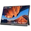 ARZOPA Monitor Portatile, Schermo Portatile 15.6" 1920×1080 FHD IPS per Laptop Con Cava