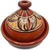 Generico Tajine XL 35 cm in Terracotta Dipinta a Mano - Pentola Tradizionale Marocchina/Tunisina + Ebook 0 0511241204