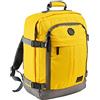 Cabin Max - Zaino da viaggio Metz, bagaglio a mano compatibile con le disposizioni per bagagli da riporre sotto il sedile, Giallo, 45 x 36 x 20cm