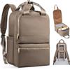 bergsalz zaino ryanair 40x20x25 zaino da viaggio donna zaino da viaggio aereo bagaglio a mano 40x20x25 ryanair zaino uomo Sportivo zaino da scuola casual laptop da 14 pollici Marrone