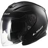 LS2, Casco jet da moto Infinity black mat, XS