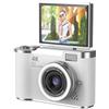 Generic Nuovo 4k Ccd 8x Zoom Digitale Fotocamera Digitale Per Studente 48mp Fotocamera Fotografia Digitale Compatta Fotocamera 180 ° flip A3m5 Schermo Selfile Camera