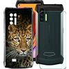 SCXKJL Custodia per Ulefone Power Armor 13 (6.81 pollice) Nero Cover + Pellicola Vetro Temperato, Silicone Custodie Protettivo TPU Gel Cover Protezione Slim Anti Case per Ulefone Power Armor 13 - CX28