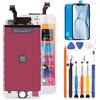 LADYSON Sostituzione dello Schermo per iPhone 6 4.7 Display LCD Touch Screen Vetro Digitizer (Modello: A1549 A1586 A1589 A1522 A1524) Assemblaggio con Kit di Strumenti di Riparazione (Bianco)