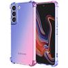 HONLEN Custodia per Samsung Galaxy S22+ / Samsung S22 Plus Case, (6.6 Inches) Trasparente Sfumato TPU Silicone Progettata, 4 Angoli rinforzati Case
