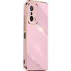 EASSGU [Telaio Elettrolitico Custodia per Xiaomi MI 11T / Xiaomi MI 11T Pro (6.67 Inches) Cover Protettiva in Morbido Silicone TPU - Viola