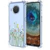 SEAHAI Cover per Nokia X10 / Nokia X20, Custodia Protettiva Ultra Sottile ed Elegante in Silicone TPU Trasparente, Bello Modelli Colorful Cover Antiurto Case - Viti