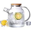 Shnmin Teiere in Vetro con Coperchio, Caraffa in Vetro Teiera con Filtro, Teiera in Vetro Borosilicato con Colino, Caraffa Vetro con Tappo, con Colino per tè, tè Aromatizzati e Bevande alla Frutta