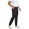 FGFD&OU Pantaloni Sportivi Uomo Cotone Pantaloni Lunghi da Umom Joggers Slim Fit Pantaloni Tuta Palestra Running Fitness Pants con Tasche per L'Estate Sport (Nero, 3XL)