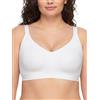 Warner's Easy Does It® Reggiseno Senza Cuciture Elasticizzato Senza Cuciture Leggermente Foderato Comfort Rm3911a, Bianco, XX-Large
