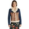 Desigual Chaq_Daniela Giacca di Jeans, Marrone, 48 Donna