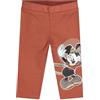 Melby, Leggings in caldo jersey invernale con Topolina, Rame, 18 mesi