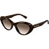 Gucci Gg1170s Occhiali da Sole, Havana-Marrone, 5XL Donna
