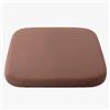 Wisafory Cuscino universale per auto, in memory foam, per sedile auto, per sedia a rotelle, per sedili anteriori, per auto, sedia da ufficio, marrone, 35 x 35 cm