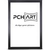 PCH[art] Cornice portafoto New Alaya, colore: nero, dimensioni: 80 x 90 cm, senza tempo e semplice, per poster, foto e ritratti