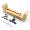Widybord Supporto per braccialetti a forma di U per creare braccialetti con telaio in legno per intrecciare braccialetti fai da te B
